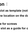 Installation guide for Solid Brass Mail Slot With Interior Back Plate 13 In By 3.625 In Polished Brass Finish 1 Pack.