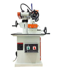 220V Universal Cutter Grinder And Saw Blade Sharpener featuring adjustable angle alignment and cooling loop, heavy duty shop tool.