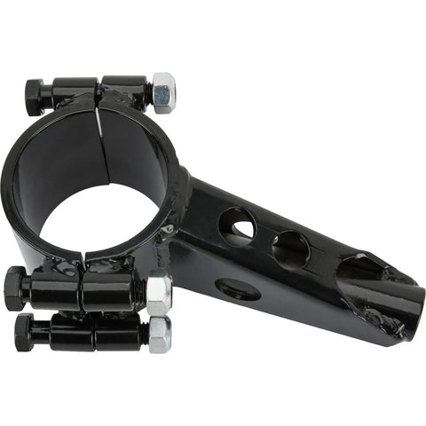 3 Inch Axle Tube Clamp On Bracket For Rear Track Bar Mount, Steel Construction, Fits 3 Inch Diameter Axle Tubes, Clamp-On Installation, No Welding Needed, Ideal For Panhard Bar And Track Bar Suspension Systems.