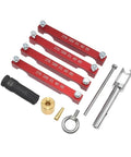 Engine Timing Tool Kit For M157 M276 M278 With T100 Injector Removal Pull Tool OEM 278589003300 parts arranged on white background