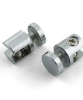 Go-To Sturdy Glass Clamp Holder Bracket For 10-12mm Thick Glass, adjustable metal with screws for secure mounting