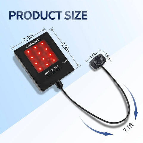 Adjustable Garage Parking Sensor With Tri Color LED Distance Indicator Ultrasonic Detection And Auto And Manual Modes