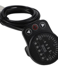 Upgrade Your E-ride With The Kt 900s Led Display Meter Showing speed, battery level, and buttons with cable for e-bike use