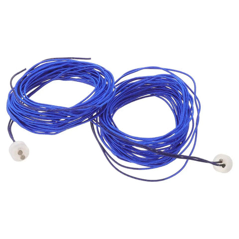 Dual Pack Pro Gear Electric Epee Wire Replacement Set For Fencing, low resistance stainless blue wire with insulated tip
