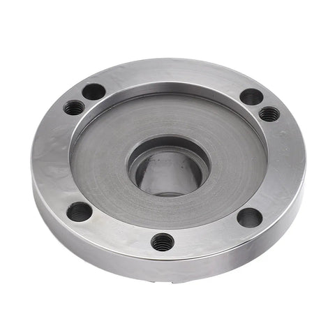 Heavy Duty Collet Fixture 3.94 Inch Dia For Carbon Steel Lathe Mill Router Quick SwapChuck Upgrade Part showing a close-up of the metal fixture.