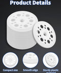 Stack of 100 Pack Plastic Washers 1.77 Inch 45mm For Foam Board Insulation Fixing And Fastening Polypropylene Load Spreading Washers