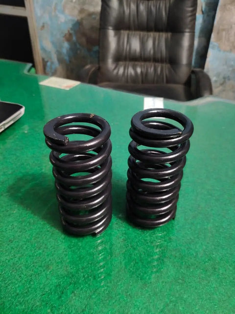 Heavy Duty Compression Springs Set, high tensile steel coil design, 135mm length and 65mm outer diameter, industrial use.