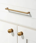 25 Pack 1 Inch Vintage Retro Antique Brass Zinc Alloy Cabinet Knobs With Single Hole Center Built To Last Solid Heavy Duty Hardware Pulls