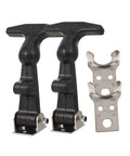 Flexible Draw Latches Set With Durable T Handle Hasp For Hood And Tool Boxes, Stainless Steel Vibration Absorbing Latch