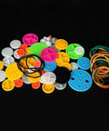 95 Piece Belt Pulley Set With Rubber Bands For DIY RC Cars Trucks Robots And Models Plastic Belt Pulleys Range 5mm To 48mm