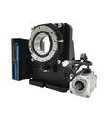 Top Shelf Precision Four Axis Electric Rotary Table Featuring 360 Degree Smooth Operation And Rock Solid Motorized Turntable Build With 400W Pulse Servo Kit for CNC projects.