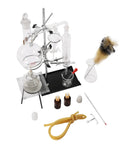 500Ml Glass Distillation Kit With Steam Distillation Setup For Essential Oil Extraction Lab Glassware Set, visible flask and beaker