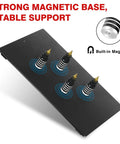 Adjustable Soldering Helping Hands With Four Magnetized Pillars And Flexible Arms Heavy Duty Circuit Board Holder On Steel Base