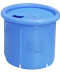 Inflatable Portable Bathtub For Adults Foldable Soaking Spa Tub Ice Bath And Cold Plunge For Athletes Sky Blue 29.5 Inch