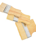 3 Piece Flat Tip Paint Brush Set With Poplar Handles For Wood Stain And Wall Painting Oil Painting Ergonomic Paddle Brushes