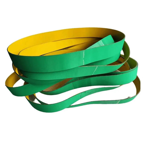High Speed Flat Drive Belt For Textile Conveyors With Rubber Nylon Chip Base 120 Millimeter Wide By 2060 Millimeter Long durable green belt coil