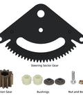 25 Tooth Steering Sector Gear Kit For Lawn And Garden Tractors L105 L108 L110 L111 L118 L120 L130 G110 With Pinion Gear