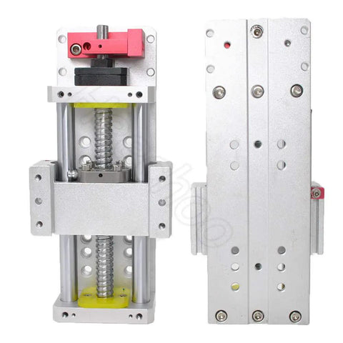 Rock Solid Linear Stage Actuator With SFU1605 Ball Screw And Manual Guide delivering smooth 600Mm stroke, featuring aluminum frame and laser handwheel.