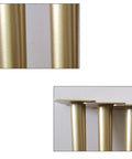 Close-up of Heavy Duty Metal Table Legs 4 Pack Black Wrought Iron Style With Adjustable Feet Clamp Base design.