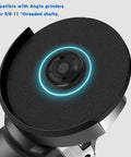 5/8-11 Thread Angle Grinder Flange Nuts, 2 Pack Self-Locking Flange Nut on 4.5 inch grinder disc, knurled metal design