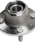 Rear Wheel Hub And Bearing Assembly Pair Drop Right In For Chevy Aveo Pontiac G3 Swift Plus 4 Lug ABS Premium Knockout Build from top view.
