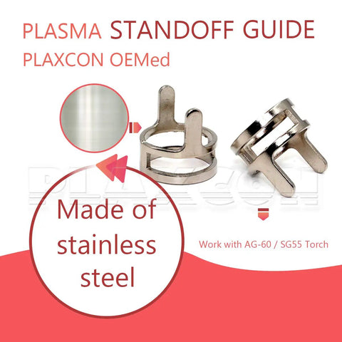 Plasma Torch Standoff Guide Two Point Fit For AG60 SG55 Cut50 Cut60 Cut50D Cut50DP LGK60 LTP5000D stainless steel guide