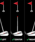 Magnetic Golf Alignment Rods With Telescopic Sticks, Visualize Club Face Alignment And Impact, Magnetic Corrector Trainer For Irons And Wedges