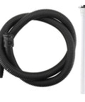 Black flexible hose and white nozzle for 8 Liter Fluidized Powder Hopper Tank For Coating Machines And Hvlp Sprayers