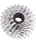 H10 10 Speed Cassette with Chrome Plated Sprockets 11 28T in circular arrangement