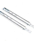 Ball Bearing Drawer Slides 1-13/16 In High 16-5/16 In Long 3 Member Full Extension Feather Light Glide Left And Right Pair Replacement