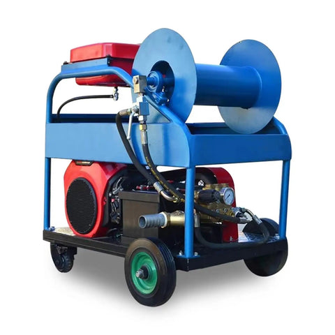 Heavy Duty Sewer Jetter Machine With High Pressure Pipe Cleaning System And 100m Hose Hydro Jet Drain Cleaner