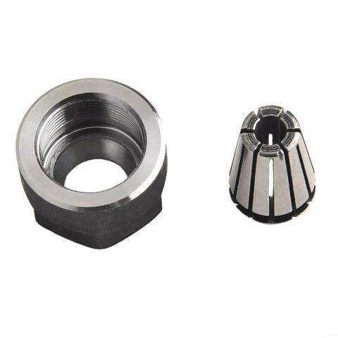 ER11 Spring Collet and Nut Kit for CNC Milling and Engraving Machines, Spring Steel Construction, High Accuracy Clamping