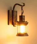 Rustic Oil Rubbed Bronze Wall Light Fixtures With Glass Shades Industrial Vintage Lamp Set illuminating wall