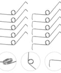 10pcs Super Durable Torsion Springs For Steam Iron Repair Kit Made Of Premium Stainless Steel That Stand Up To Heavy Use And High Heat With Universal Fit For Most Models To Get Your Device Back Up And Running Smooth As Silk, stainless steel springs