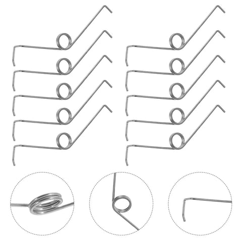 10pcs Super Durable Torsion Springs For Steam Iron Repair Kit Made Of Premium Stainless Steel That Stand Up To Heavy Use And High Heat With Universal Fit For Most Models To Get Your Device Back Up And Running Smooth As Silk, stainless steel springs