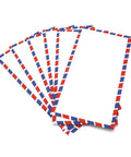 Air Mail Envelopes Bulk Pack 5 10 20 Pieces 115x225mm 4.53x8.86in with aviation stripes displayed in a fan arrangement