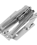 Heavy-Duty 80-Degree Lift Up Cabinet Hinges For Cabinets And Folding Sofa Beds Stainless Steel Left And Right Plated Finish Hinge Set