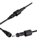 Close-up of connectors on 10 Feet Solar Extension Cable For Water Pumps And Air Pumps Two Pack Durable Power Wire Extender