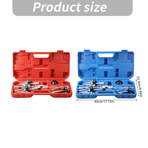 Heavy Duty 3 Jaw Slide Hammer Puller Set Made From Thickened Carbon Steel To Grip Bearings Flywheels And Blind Holes With Ease Rust Free Tool For Pro Mechanics Or Diy Guys Who Want Beefy Extractors That Work Fast Safe In Shop Or Home Base, 45x22.5cm case