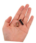 Solid Furniture Fastening Kits With Heavy Duty Metal Threaded Inserts For Wood Builds, showing threaded insert and screw in hand.