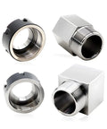 ER-32 Hex And Square Collet Block Set For CNC Lathe And Engraving Machines with metal blocks for drilling square and hex holes