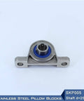 Killer Performance Stainless Steel Pillow Block Bearing Unit SSKP005 Designed For 25mm Shafts Comes With M8 Hardware Ready To Go Hard On Tough Industrial Projects All Day Long Without Fail.