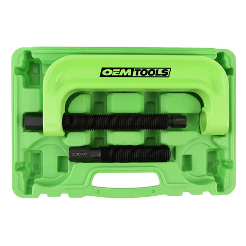 XL C Frame Ball Joint Press Kit For Trucks in green case with heavy-duty components for Ford F Series and Ram pickups