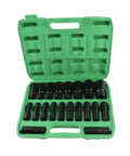 Top Tier Rustproof Electric Hex Key Socket Kit With Drill Adapter For Heavy Duty Jobs Made From Chrome Vanadium Steel Includes Wide Size Range To Power Through Any Tough Bolt Or Nut On Site Today, 20-piece set in case