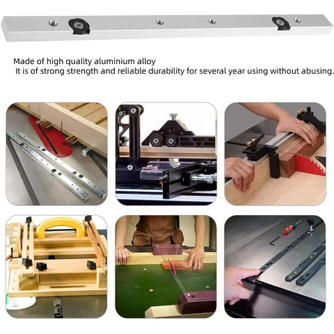Top Notch Miter Bar Slider For Table Saw And Router Tables 300mm Aluminum Alloy T Slot Track Rail Woodworking Clamping