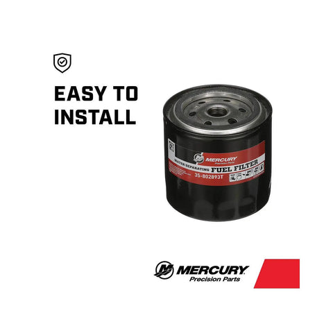 Water Separating Fuel Filter For Remote Mounted Filter Systems, Keeps Water From Slipping Into Your Engine, Includes One Filter