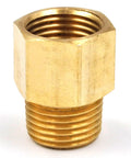 10 Pack Brass Pipe Fittings Reducer Adapter 1/2 Inch NPT Male to 1/2 Inch NPT Female Garden Hose Connector