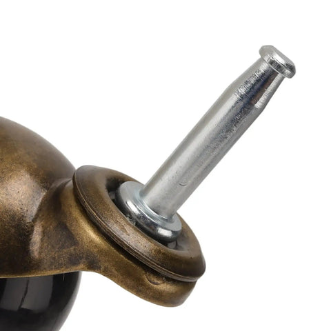Close-up of 16 Pack Ball Caster Wheels 2 Inch Antique Brass Swivel Casters For Furniture Chairs Sofas Cabinets And Coffee Tables