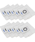 10 Pack Replacement Vacuum Filter Bags For X1 Series Robots And T10 T20 Models Deep Filtration High Quality Material