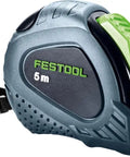 Heavy Duty 5 Meter Tape Measure With Auto Roll Return, Belt Clip, Handy One Hand Operation, ergonomic rubberized grip